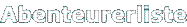 Abenteurerliste